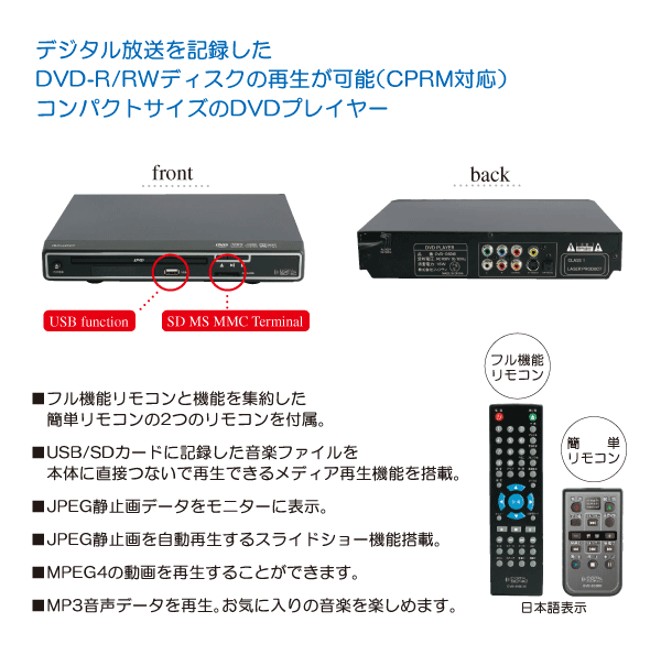DVD-D6000説明1